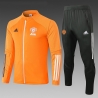 (Оранжевый/Серый) Cпортивные костюмы манчестер юнайтед 2021 2020