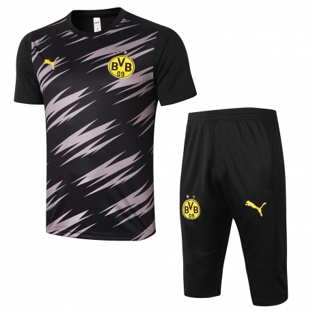 Футбольные комплекты костюмы (Черный/Желтый) Боруссия Дортмунд 2020 2021