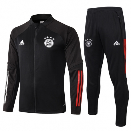 Спортивный костюм бавария детский 2020 2021 черный/красный