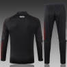 Спортивный костюм бавария детский 2020 2021 черный/красный