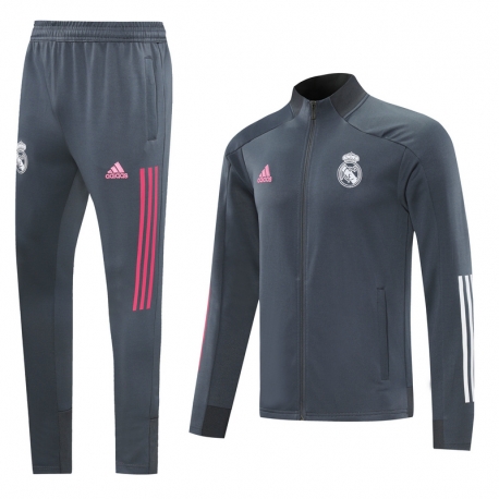 (Темно серый/Розовый) Реал мадрид спортивных костюмов 2021 2020