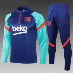 (Синий/Берюзовый) Барселоны тренировочные костюм 2019 2020
