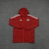 Куртка ветровки манчестер юнайтед 2020 (Черный/Красный)