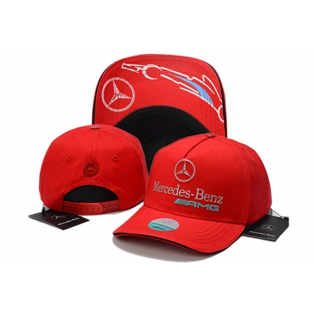 Бейсболки Mercedes Benz (Красный/Серый)