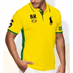 Футболка поло поло ральф лорен купить PRL m2 (Желтая/Зеленый) BR BRAZIL 2011 2012