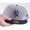 Бейсболка SNAPBACK бейсболка мужская New York Yankees (Серая ) 