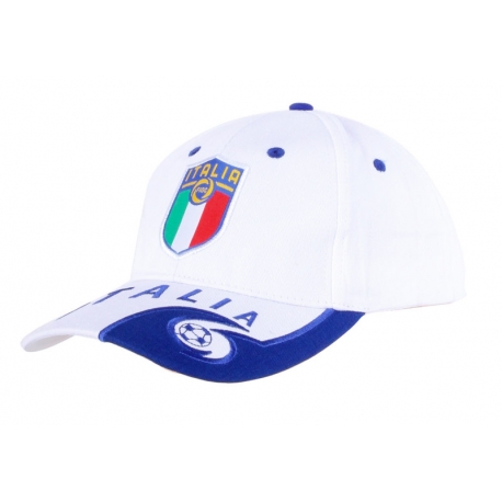 Кепки Италии футбольной сборной (Белый/Синий)