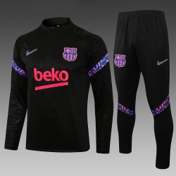 Барселоны тренировочные костюм 2022 2021 (Черный/Сиреневый)