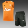 Футбольный тренировочный костюм 202 2021 (Оранжевые/Серый)