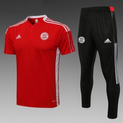 Футбольный костюм Баварии красный 2020 2021
